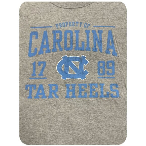 UNC North Carolina TAR HEELS Classic Cotton T-Shirt Gray Mens Siz XL 46/48 - Picture 3 of 6